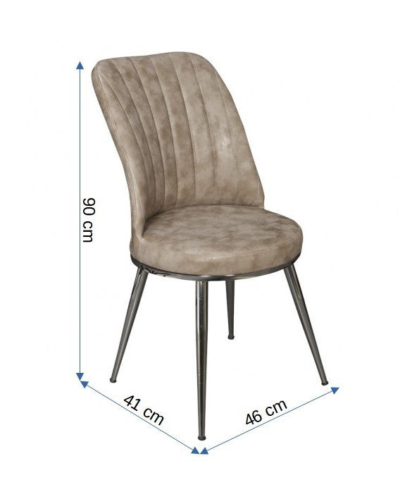 Scaun Vega, Crem, 90 x 46 x 41 Cm