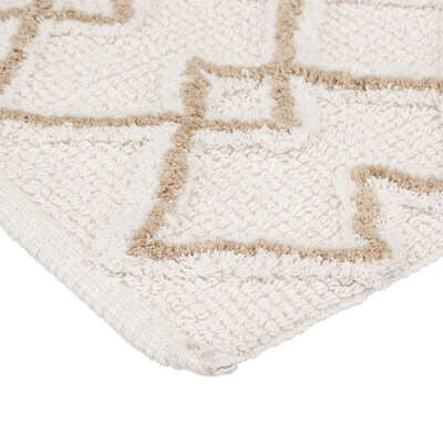 Covor De Baie Ethnic, Taupe, 50 X 120 Cm