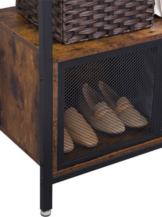 Dulap Deschis, Maro Rustic Si Negru, 80 Cm
