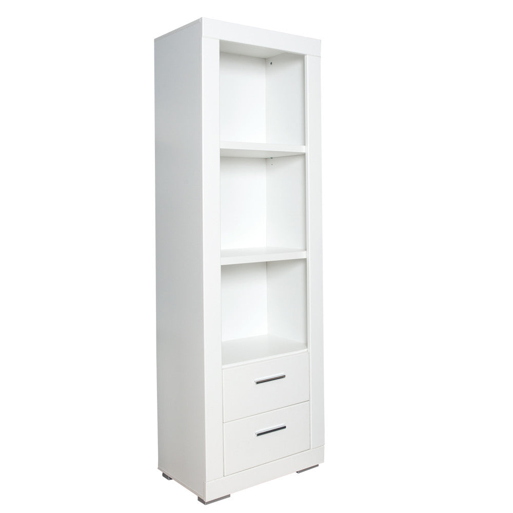 Etajeră Cu 2 Sertare Snow, Alb, 61.3 Cm