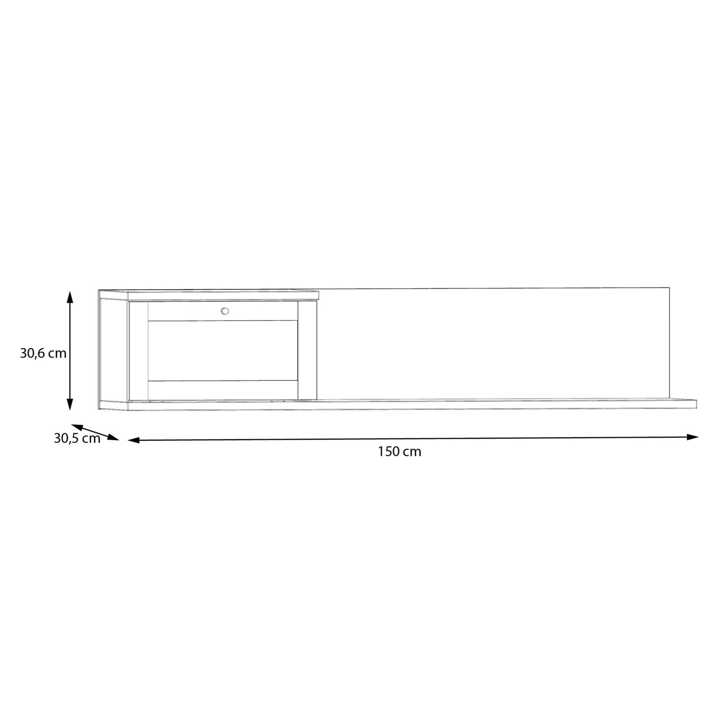 Raft Suspendat Charleston, Stejar Elegancia Si Polyrattan 150 Cm