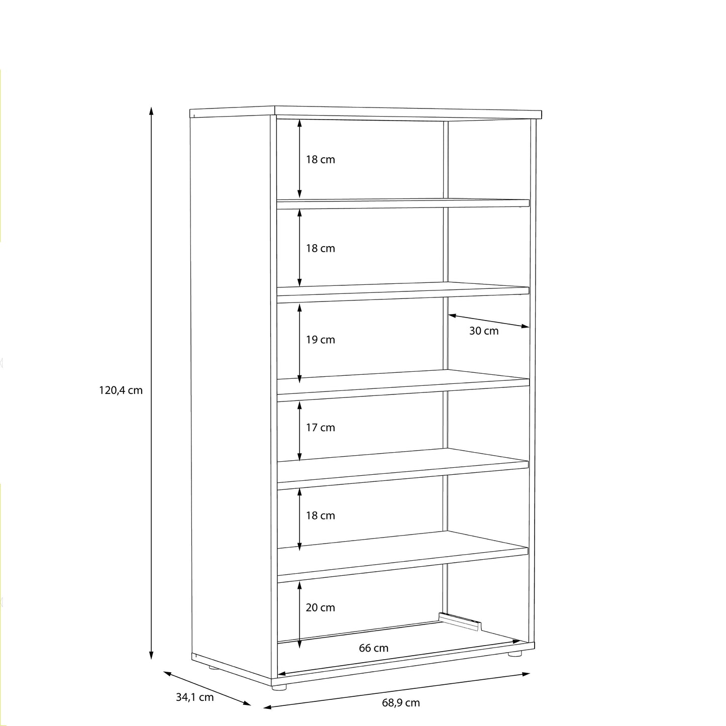 Pantofar Best alb si beton optic gri deschis, 68.9 Cm