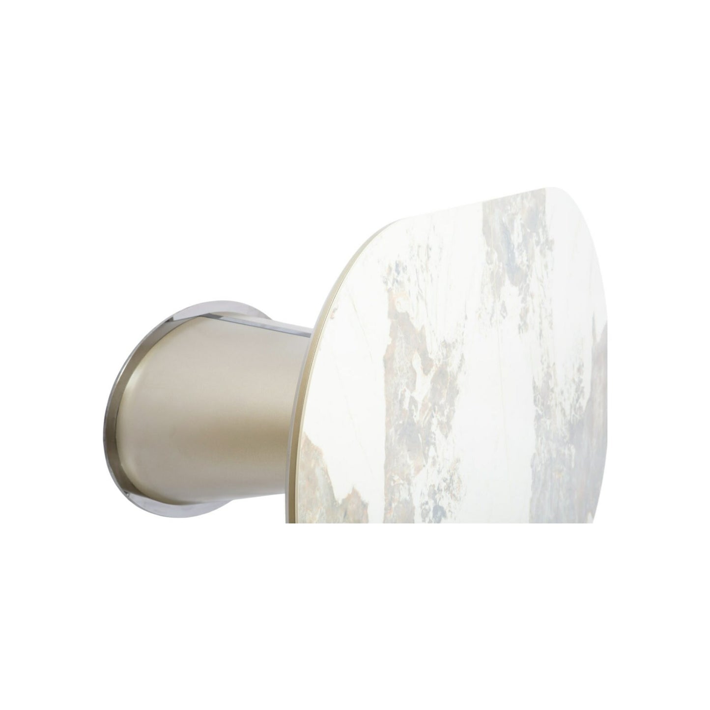 Masa Extensibila Bespin, Alb Si Beige 160/260 x 90 x 76 Cm
