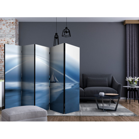 Paravan Lonely Sail Drifting Ii [Room Dividers] 225 cm x 172 cm-01