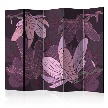 Paravan Dreamy Flowers Ii [Room Dividers] 225 cm x 172 cm-01