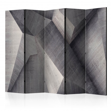 Paravan Abstract Concrete Blocks Ii [Room Dividers] 225 cm x 172 cm-01