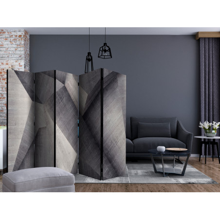 Paravan Abstract Concrete Blocks Ii [Room Dividers] 225 cm x 172 cm-01