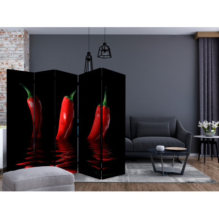 Paravan Chili Pepper Ii [Room Dividers] 225 cm x 172 cm-01