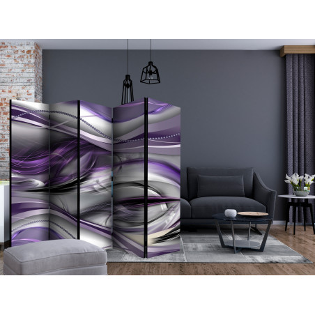 Paravan Tunnels (Violet) Ii [Room Dividers] 225 cm x 172 cm-01