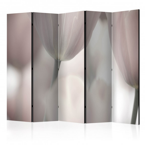 Paravan Tulips Fine Art Black And White Ii [Room Dividers] 225 cm x 172 cm