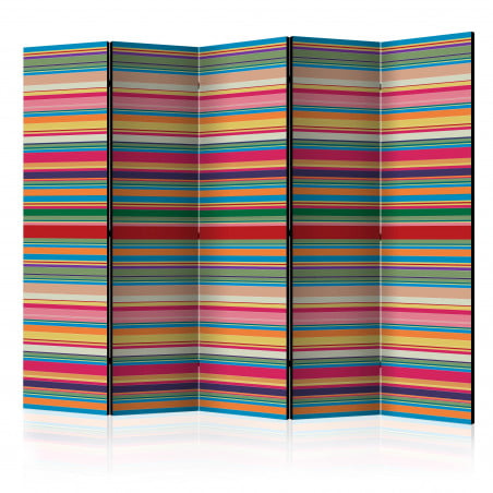 Paravan Subdued Stripes Ii [Room Dividers] 225 cm x 172 cm-01