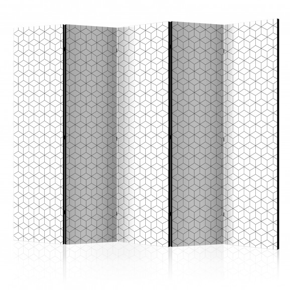 Paravan Cubes Texture Ii [Room Dividers] 225 cm x 172 cm