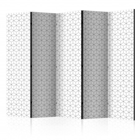 Paravan Cubes Texture Ii [Room Dividers] 225 cm x 172 cm-01