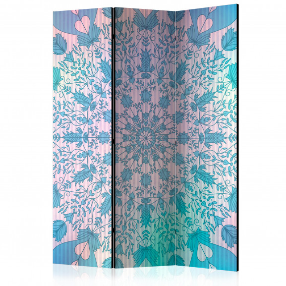 Paravan Girly Mandala (Blue) [Room Dividers] 135 cm x 172 cm