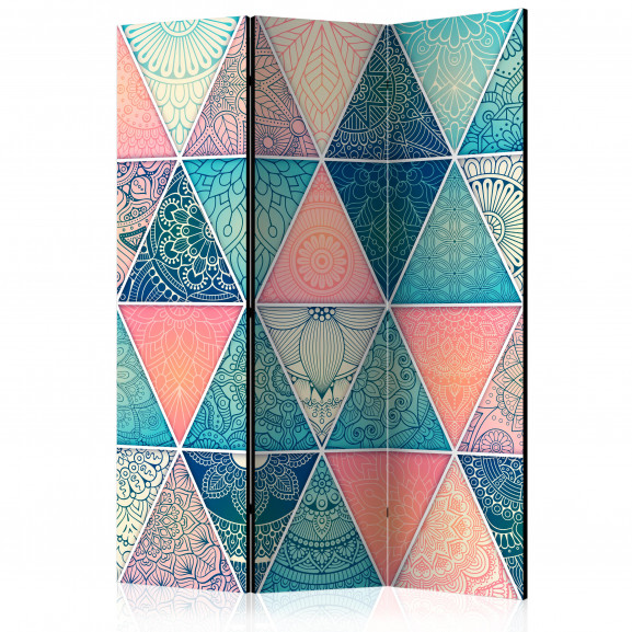 Paravan Oriental Triangles [Room Dividers] 135 cm x 172 cm