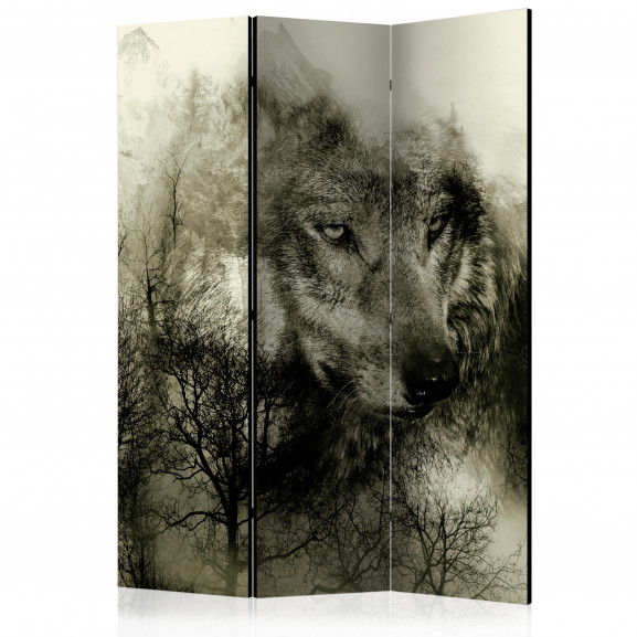 Paravan Mountain Predator (Beige) [Room Dividers] 135 cm x 172 cm