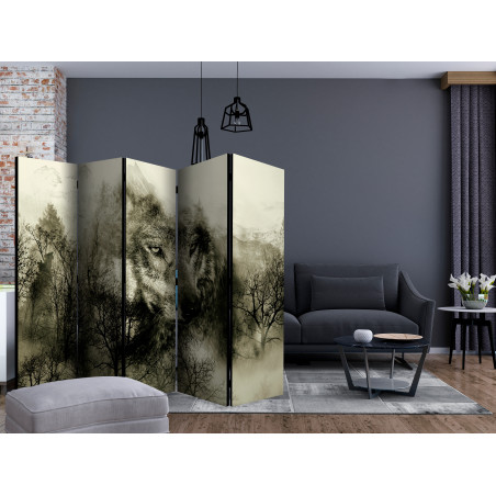 Paravan Mountain Predator (Beige) Ii [Room Dividers] 225 cm x 172 cm-01