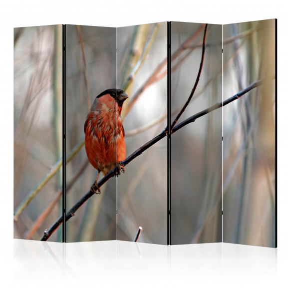 Paravan Bullfinch In The Forest Ii [Room Dividers] 225 cm x 172 cm