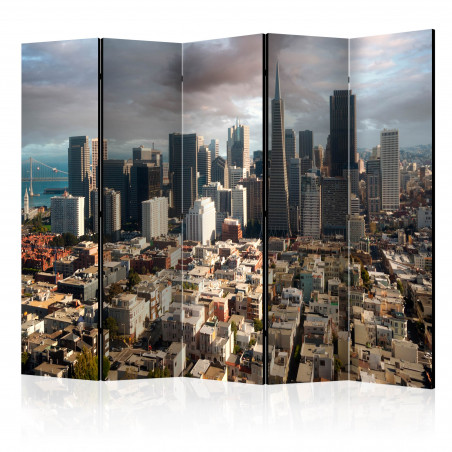 Paravan In The Clouds Ii [Room Dividers] 225 cm x 172 cm-01