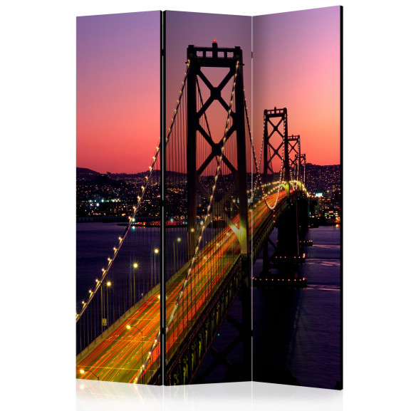 Paravan Charming Evening In San Francisco [Room Dividers] 135 cm x 172 cm