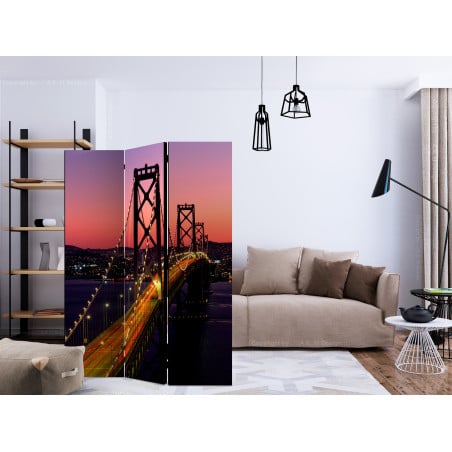 Paravan Charming Evening In San Francisco [Room Dividers] 135 cm x 172 cm-01