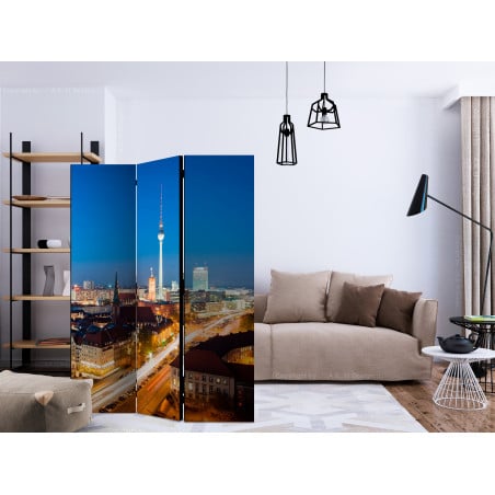 Paravan Berlin By Night [Room Dividers] 135 cm x 172 cm-01