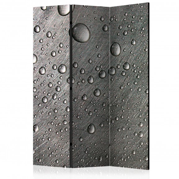 Paravan Steel Surface With Water Drops [Room Dividers] 135 cm x 172 cm