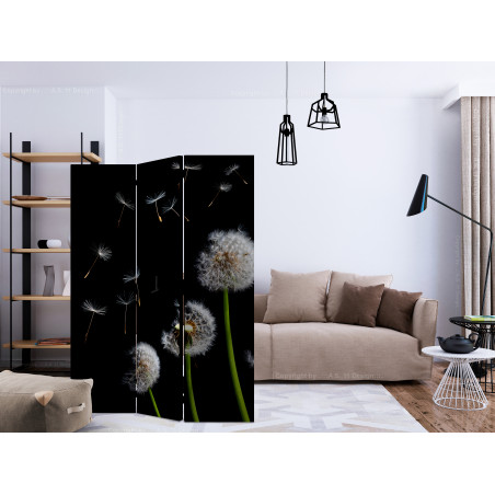 Paravan Dandelions In The Wind [Room Dividers] 135 cm x 172 cm-01