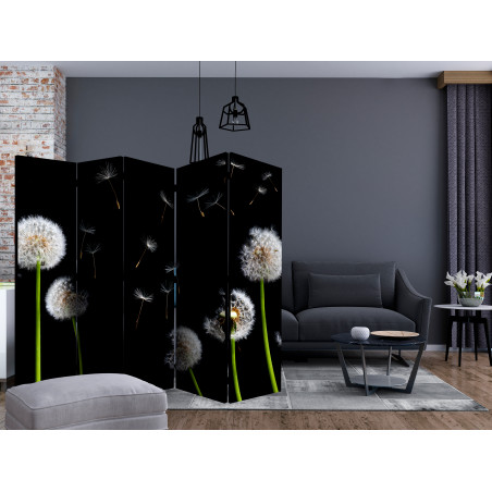 Paravan Dandelions In The Wind Ii [Room Dividers] 225 cm x 172 cm-01