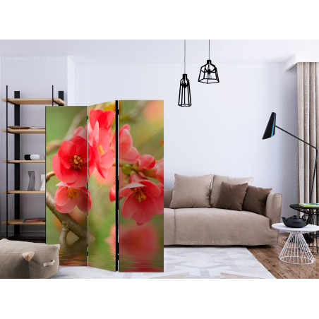 Paravan Azalea Reflected In The Water [Room Dividers] 135 cm x 172 cm-01