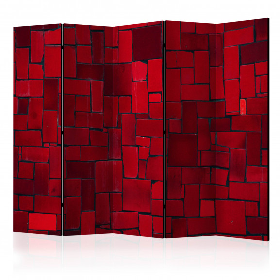 Paravan Red Imagination Ii [Room Dividers] 225 cm x 172 cm