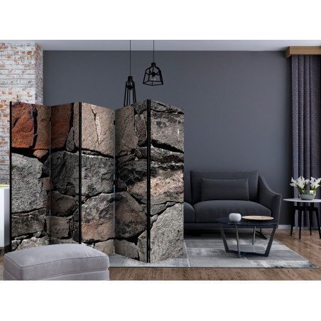 Paravan Dark Stones Ii [Room Dividers] 225 cm x 172 cm-01