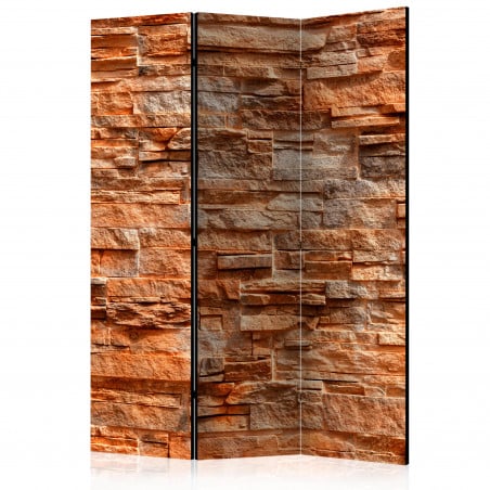 Paravan Orange Stone [Room Dividers] 135 cm x 172 cm-01