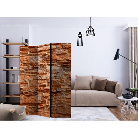 Paravan Orange Stone [Room Dividers] 135 cm x 172 cm-01