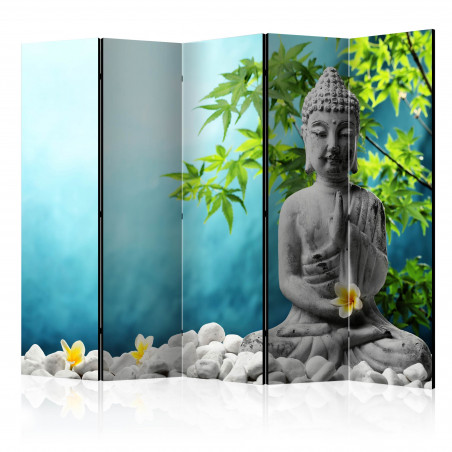 Paravan Buddha: Beauty Of Meditation Ii [Room Dividers] 225 cm x 172 cm-01