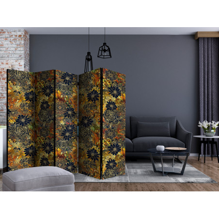 Paravan Floral Madness Ii [Room Dividers] 225 cm x 172 cm-01