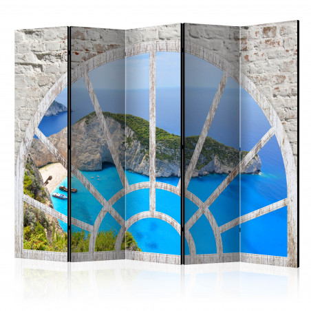 Paravan Look At The Island Of Dreams Ii [Room Dividers] 225 cm x 172 cm-01