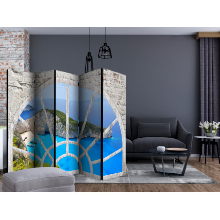 Paravan Look At The Island Of Dreams Ii [Room Dividers] 225 cm x 172 cm-01