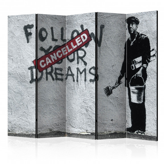 Paravan Dreams Cancelled (Banksy) Ii [Room Dividers] 225 cm x 172 cm