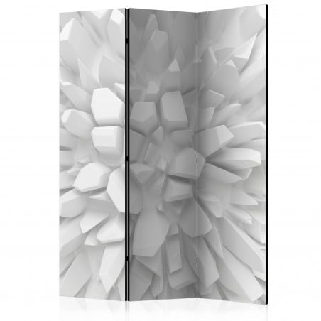 Paravan White Dahlia [Room Dividers] 135 cm x 172 cm-01