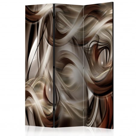 Paravan Brown Revelry [Room Dividers] 135 cm x 172 cm-01