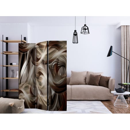 Paravan Brown Revelry [Room Dividers] 135 cm x 172 cm-01