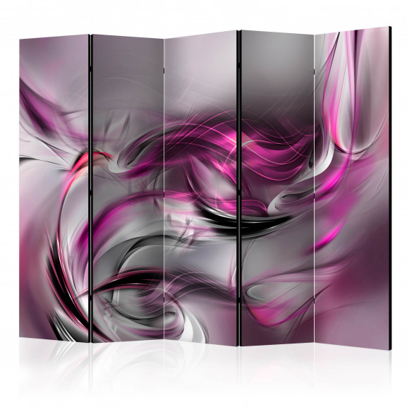 Paravan Pink Swirls Ii Ii [Room Dividers] 225 cm x 172 cm