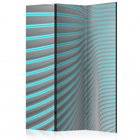 Paravan Neon Blue [Room Dividers] 135 cm x 172 cm-01