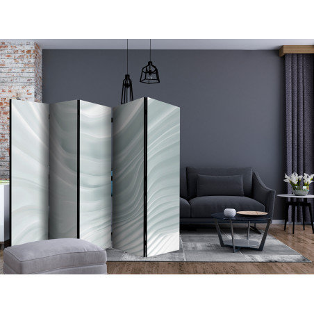 Paravan Waving White Ii [Room Dividers] 225 cm x 172 cm-01