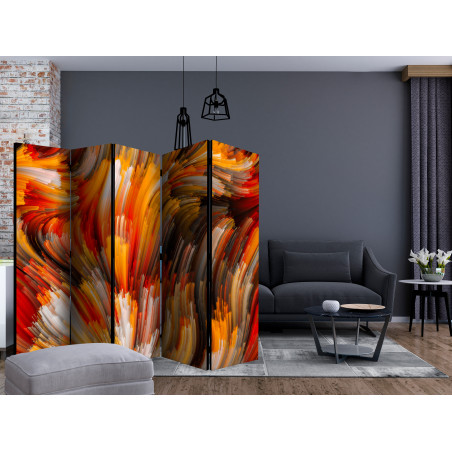 Paravan Ocean Of Fire Ii [Room Dividers] 225 cm x 172 cm-01