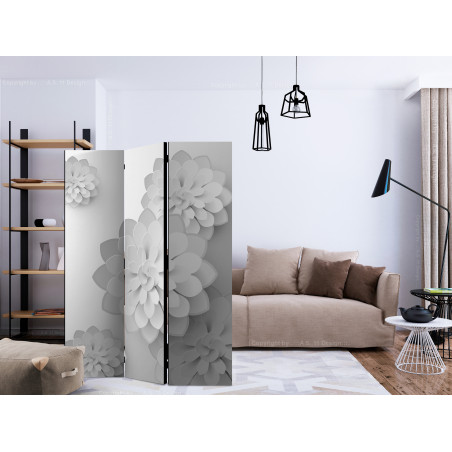 Paravan White Garden [Room Dividers] 135 cm x 172 cm-01