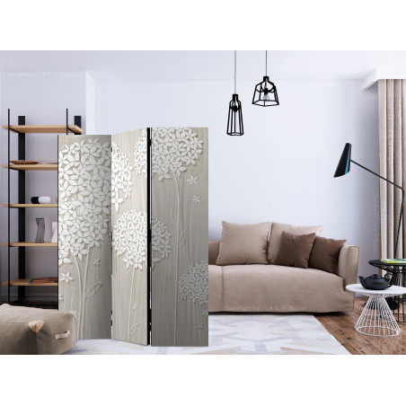 Paravan Creamy Daintiness [Room Dividers] 135 cm x 172 cm-01