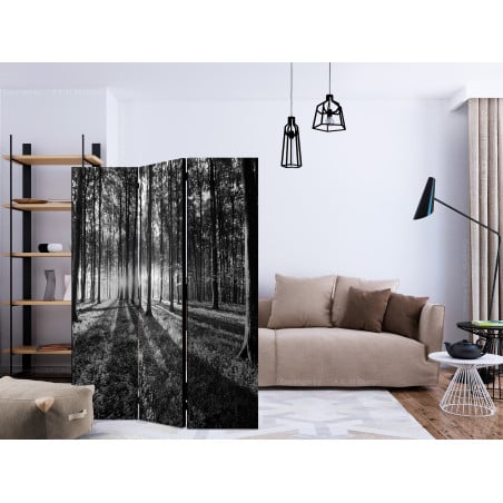 Paravan Grey Wilderness [Room Dividers] 135 cm x 172 cm-01