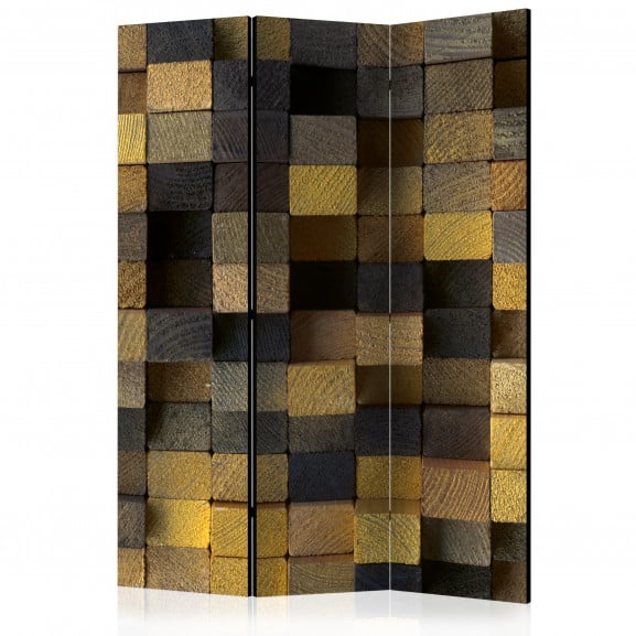 Paravan Wooden Cubes [Room Dividers] 135 cm x 172 cm